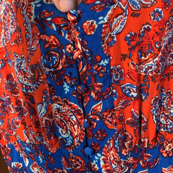 Beautiful Japna midi dress w fabric covered buttons all the way down front 😍😍 - Picture 6 of 11